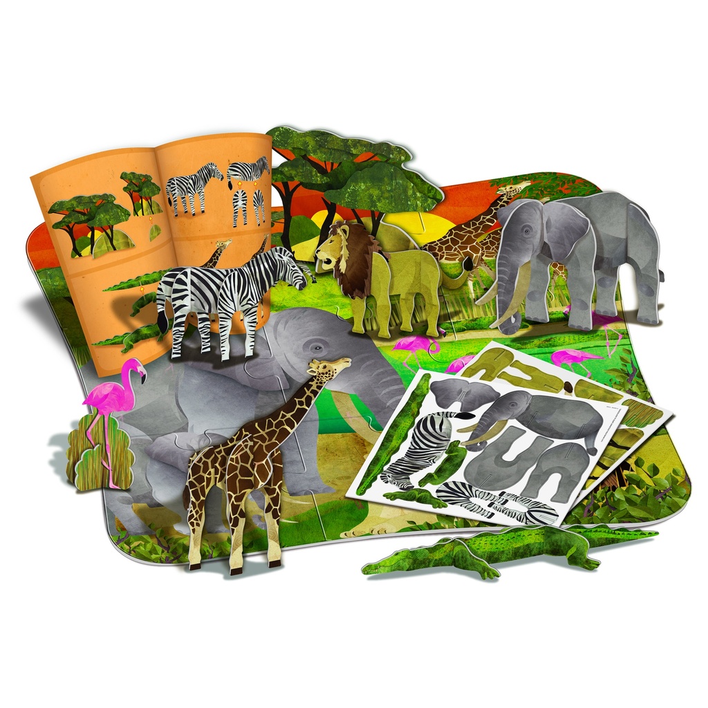 4M 3D PUZZLES-SAFARI 00-04679