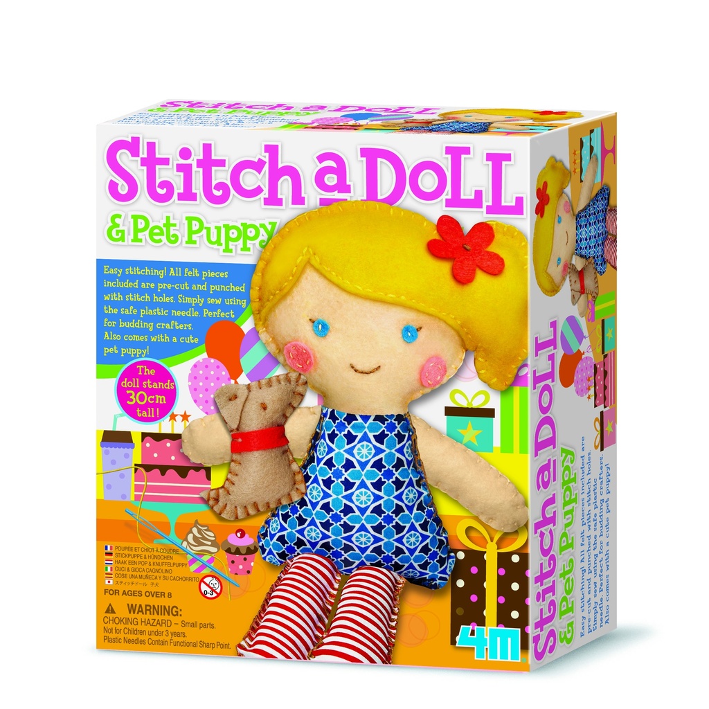 4M STITCH A DOLL & PET PUPPY 00-02767