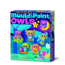 4M Mould & Paint Glow Owls 00-04654