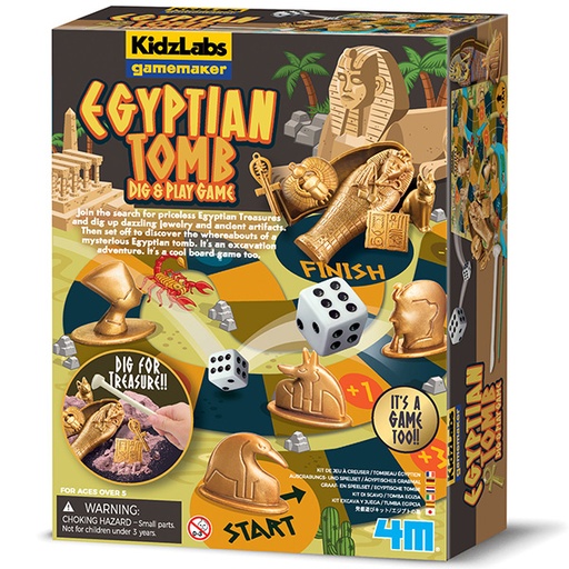 4M Egyptian Tomb Dig & Play Game 00-03455